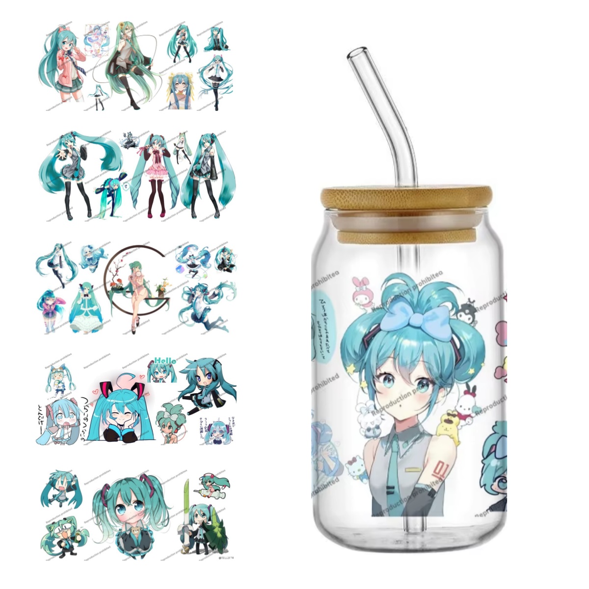 Hatsune Miku UV DTF Bardak Kap - Rdta Tank Glass incelemesi ve fiyatı